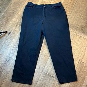RALPH LAUREN JEANS CO. Navy straight legs jeans, size 20 W
